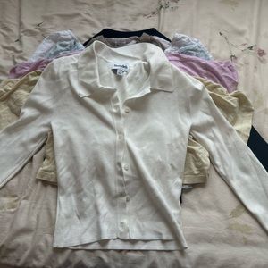 button up with a collar